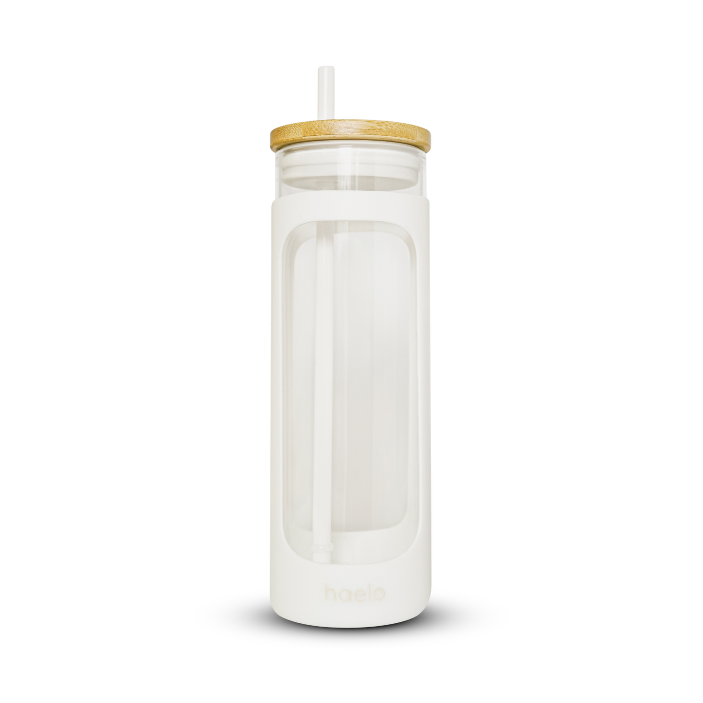 White haelo bottle
