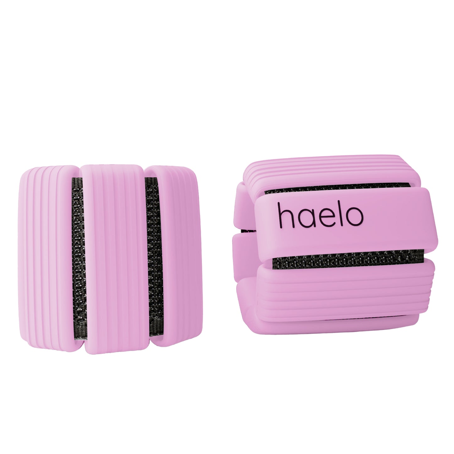 rose-quartz pink haelo hoops