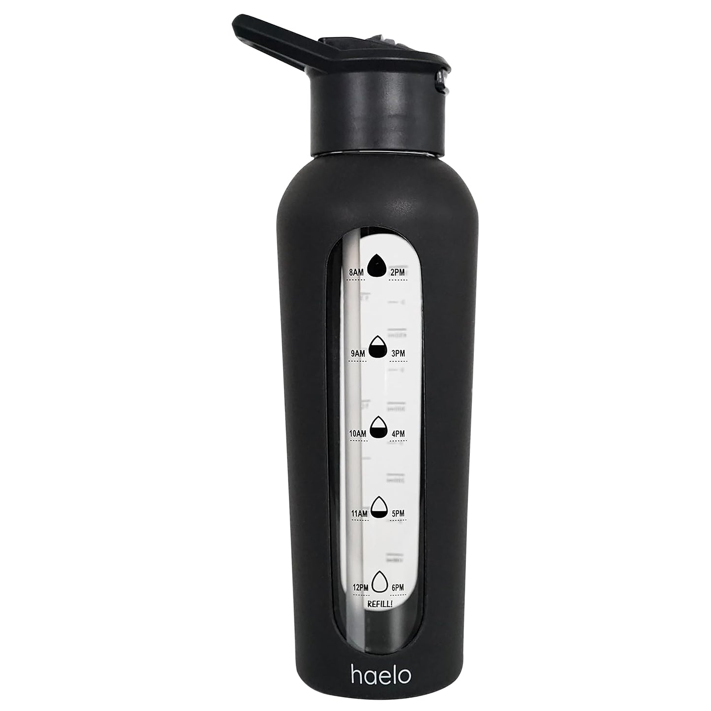 haelo motivational glass bottle 24 oz