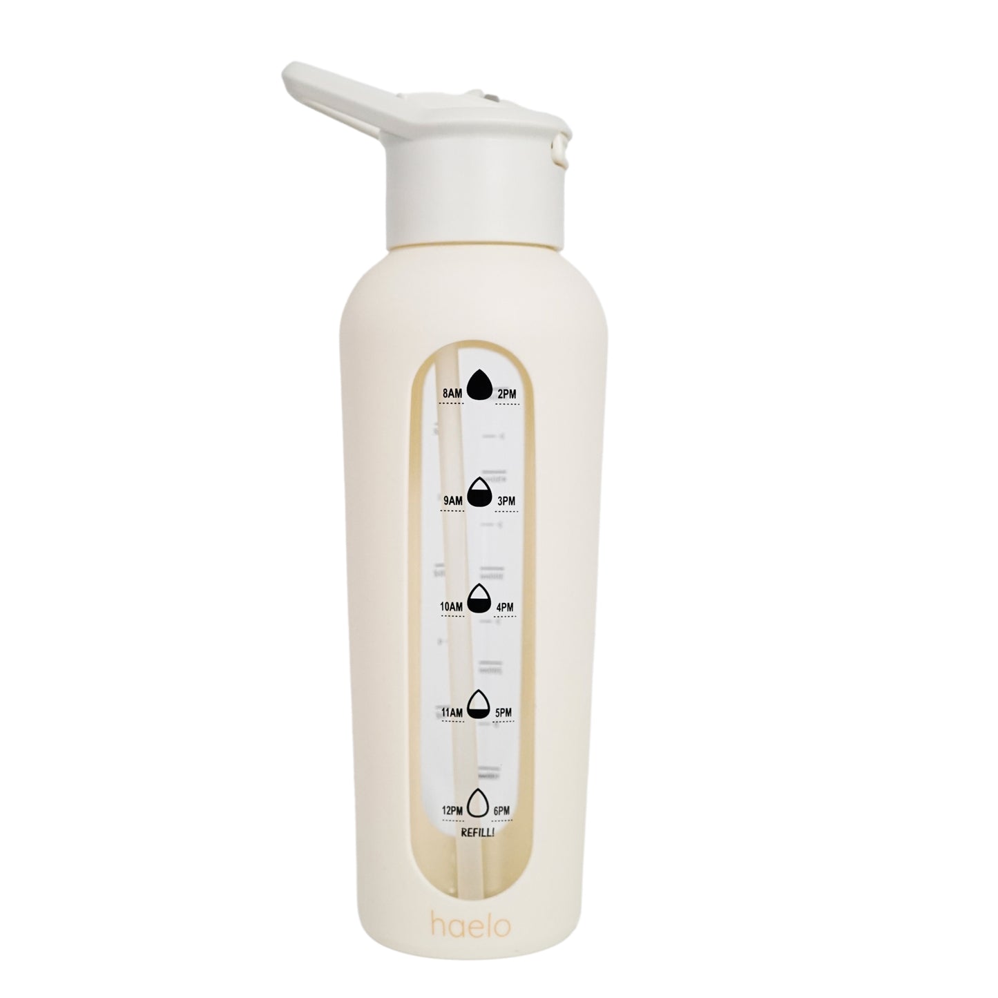 haelo motivational glass bottle 24 oz